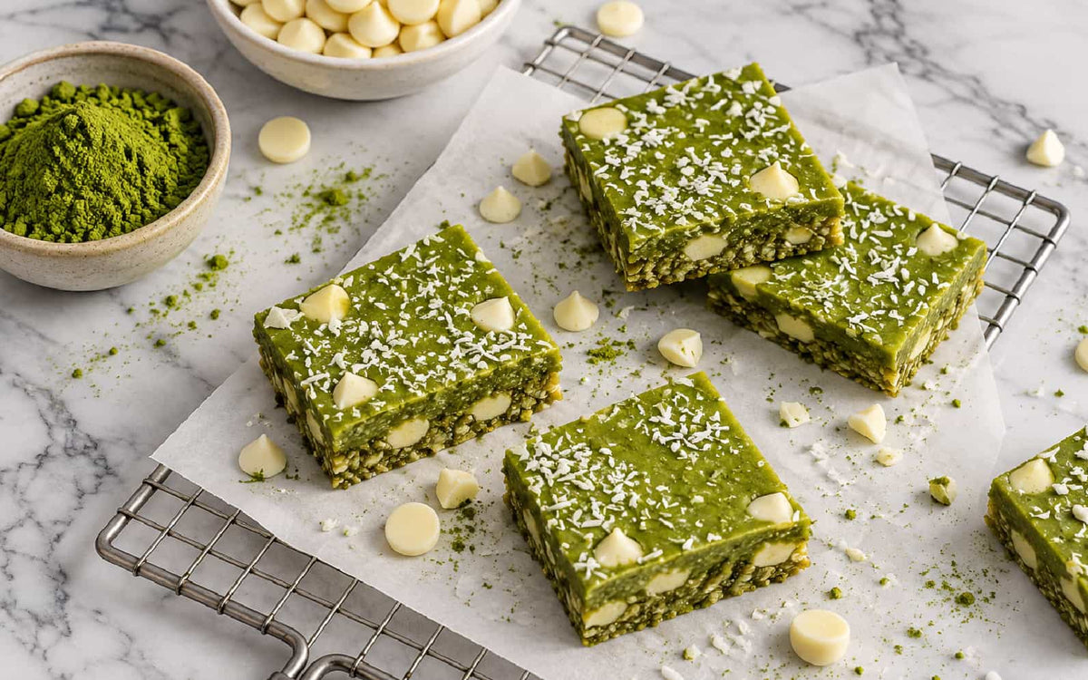 Matcha Halva Fudge