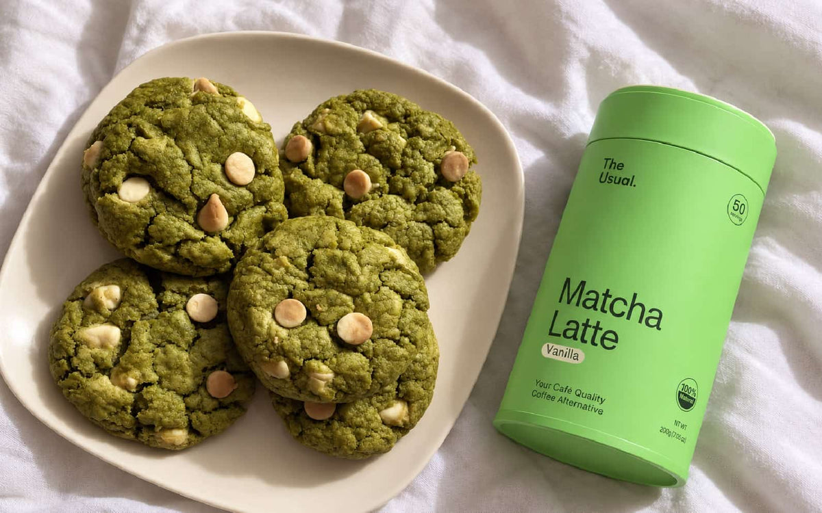 Matcha & White Chocolate Cookies