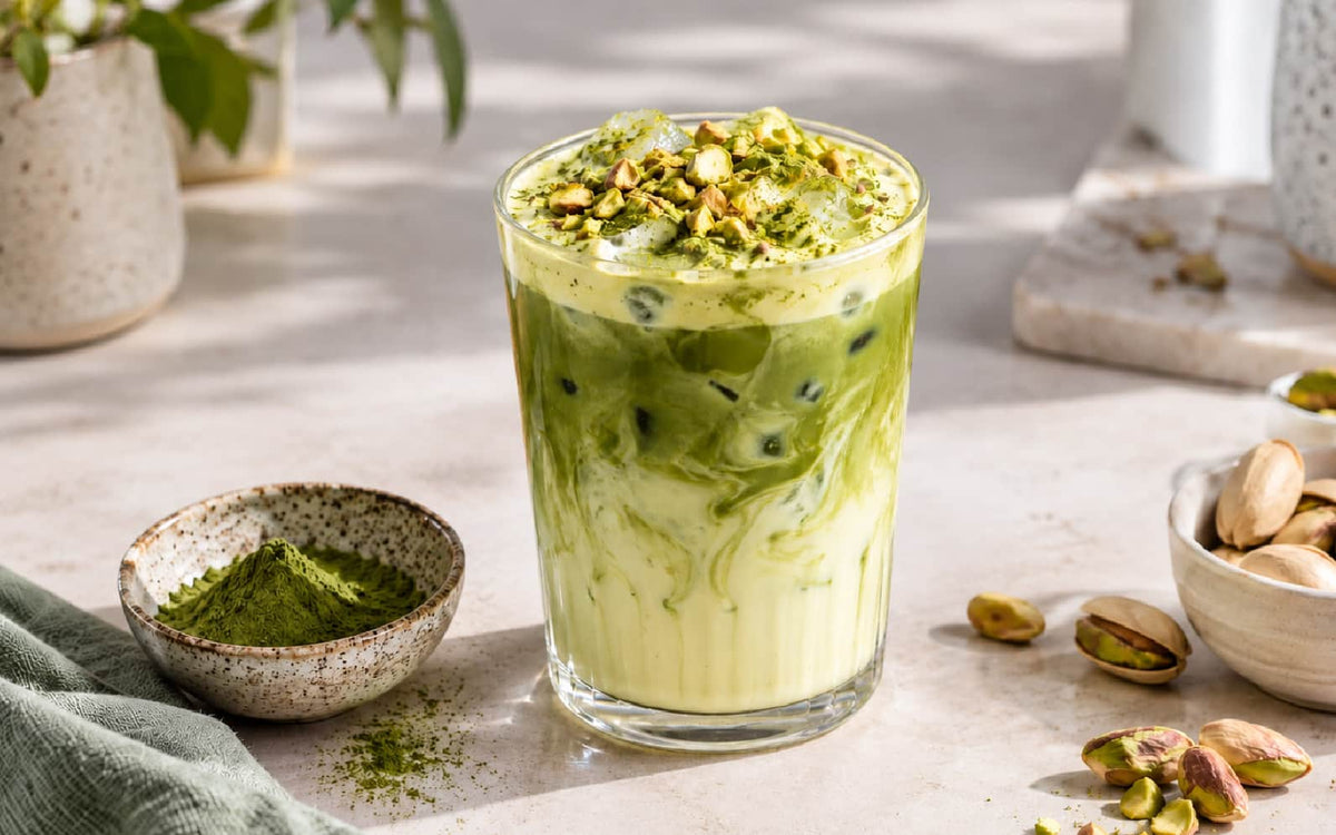 Pistachio Matcha Latte