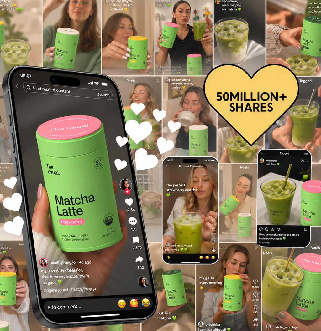 Strawberry Matcha Latte