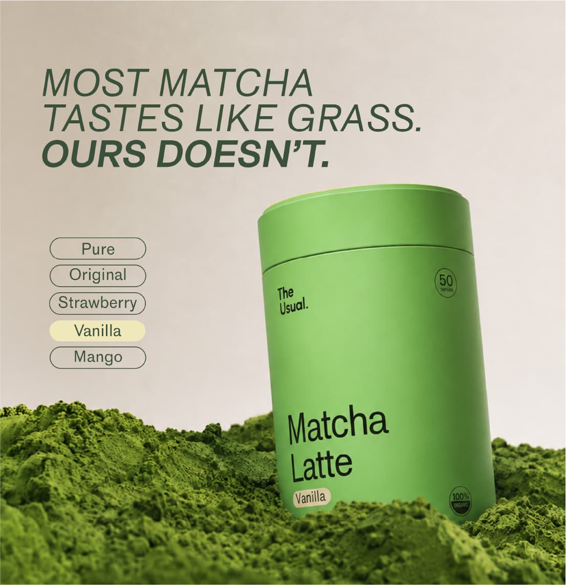 Vanilla Matcha Latte